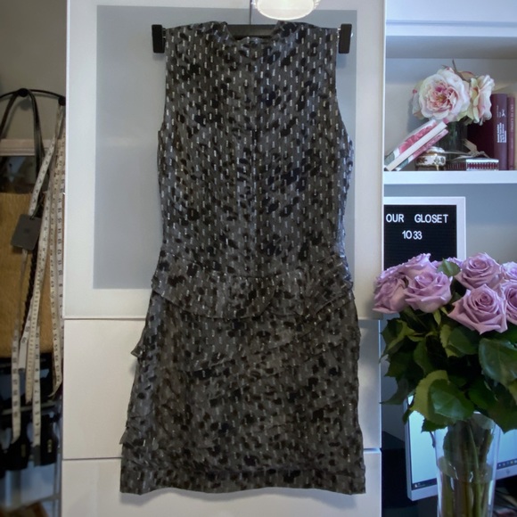 IRO Corie Metallic Fil Coupe Dress - Picture 3 of 9